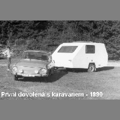 Prvn dovolen s karavanem 1990
